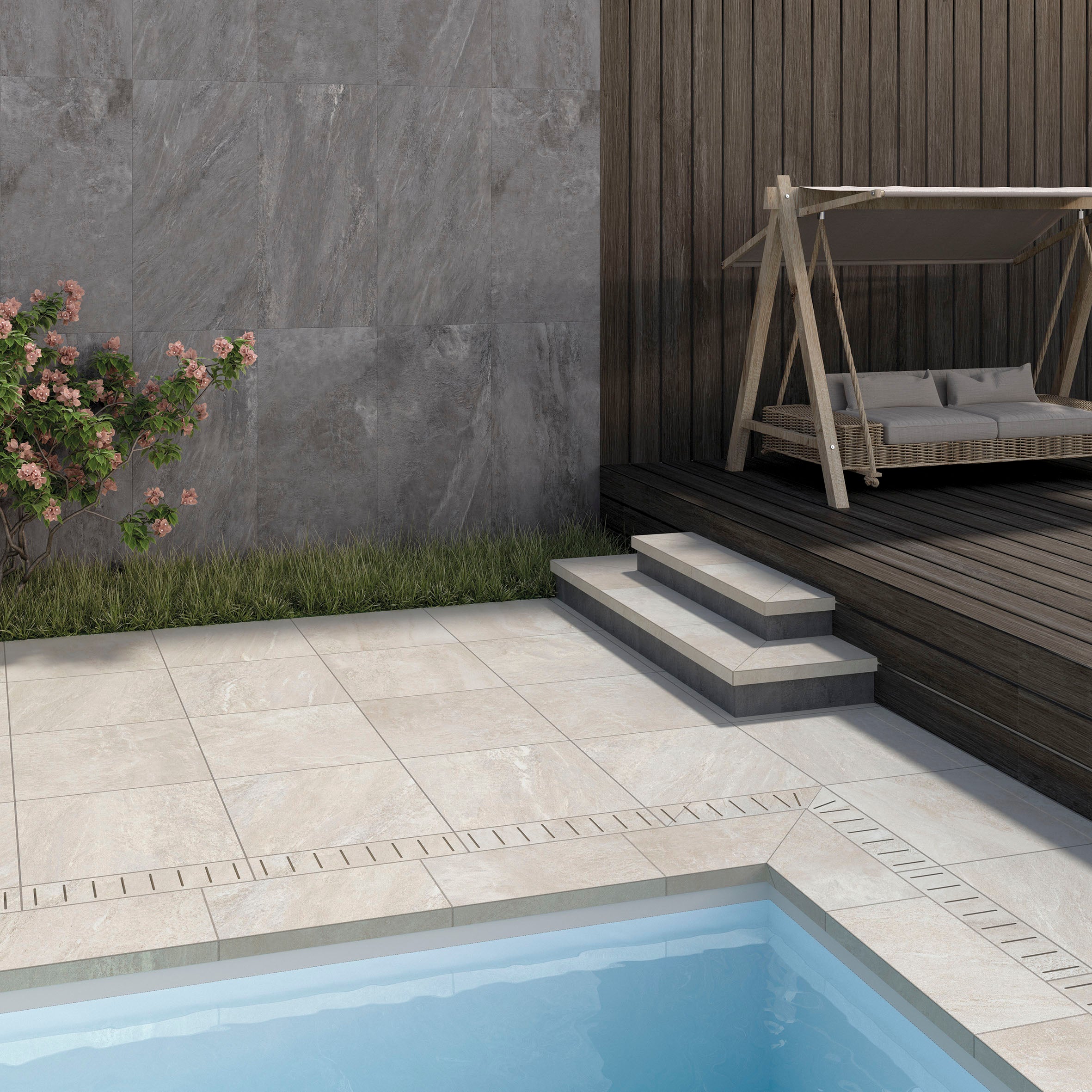 ELITE-GRES PORCELLANATO-EFFETTO ESTERNO-COLORE BIANCO-CAMPIONE GRATUITO