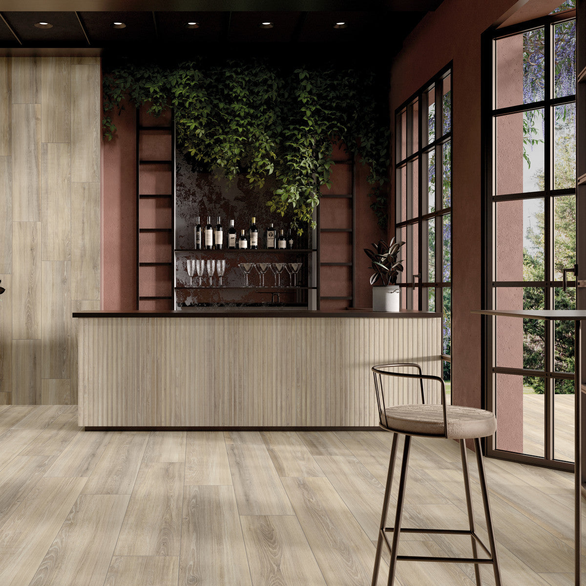 ROMA-GRES PORCELLANATO-EFFETTO LEGNO-30X120-COLORE NATURALE