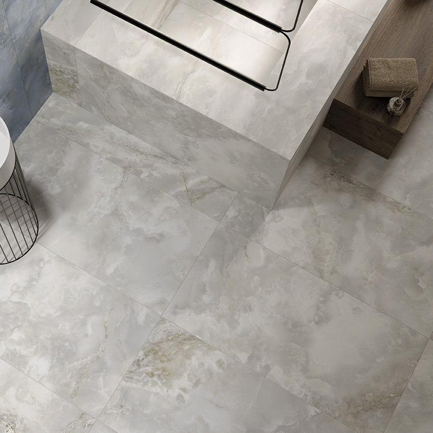 SUNSET-GRES PORCELLANATO-EFFETTO MARMO-30X60-COLORE BIANCO