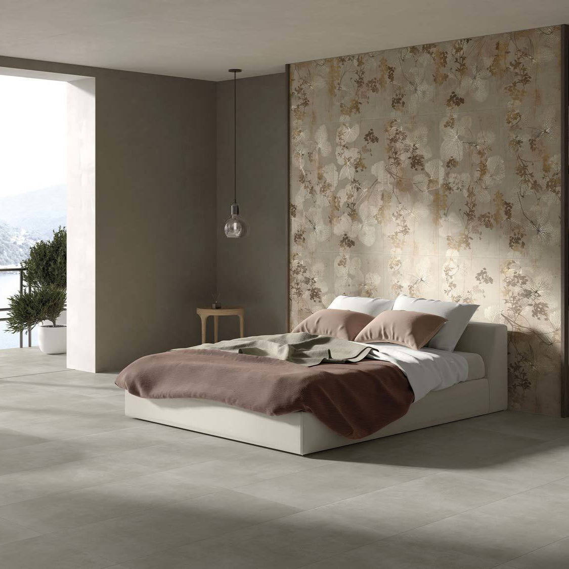 BOSTON-GRES PORCELLANATO-EFFETTO CEMENTO-81X81-COLORE GRIGIO