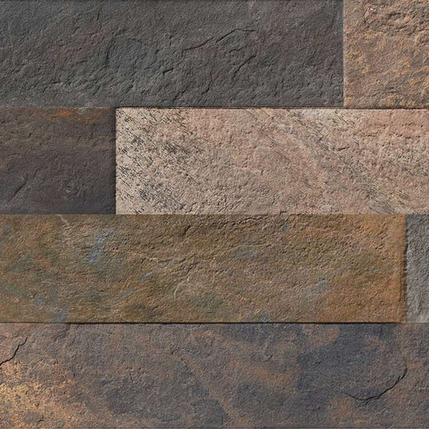 COSMOS-GRES PORCELLANATO-EFFETTO MURETTO-COLORE NERO-CAMPIONE GRATUITO