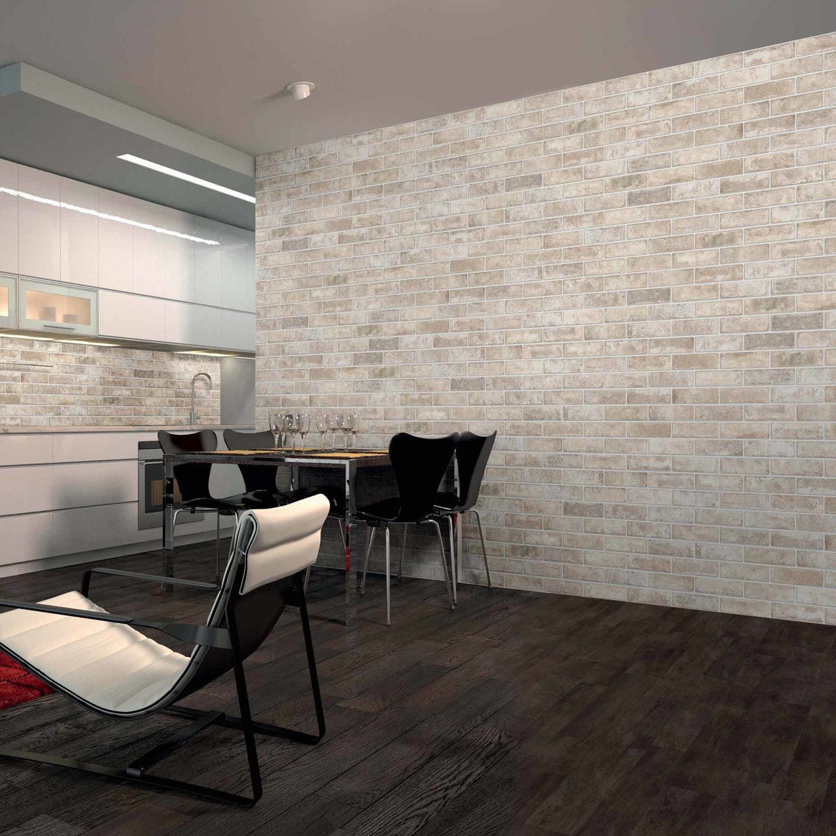 BERLINO-GRES PORCELLANATO-EFFETTO MURETTO-COLORE GRIGIO-CAMPIONE GRATUITO