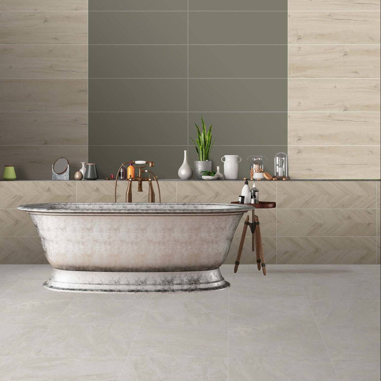 CROMIQUE-GRES PORCELLANATO-EFFETTO RIVESTIMENTO-COLORE NATURALE-CAMPIONE GRATUITO