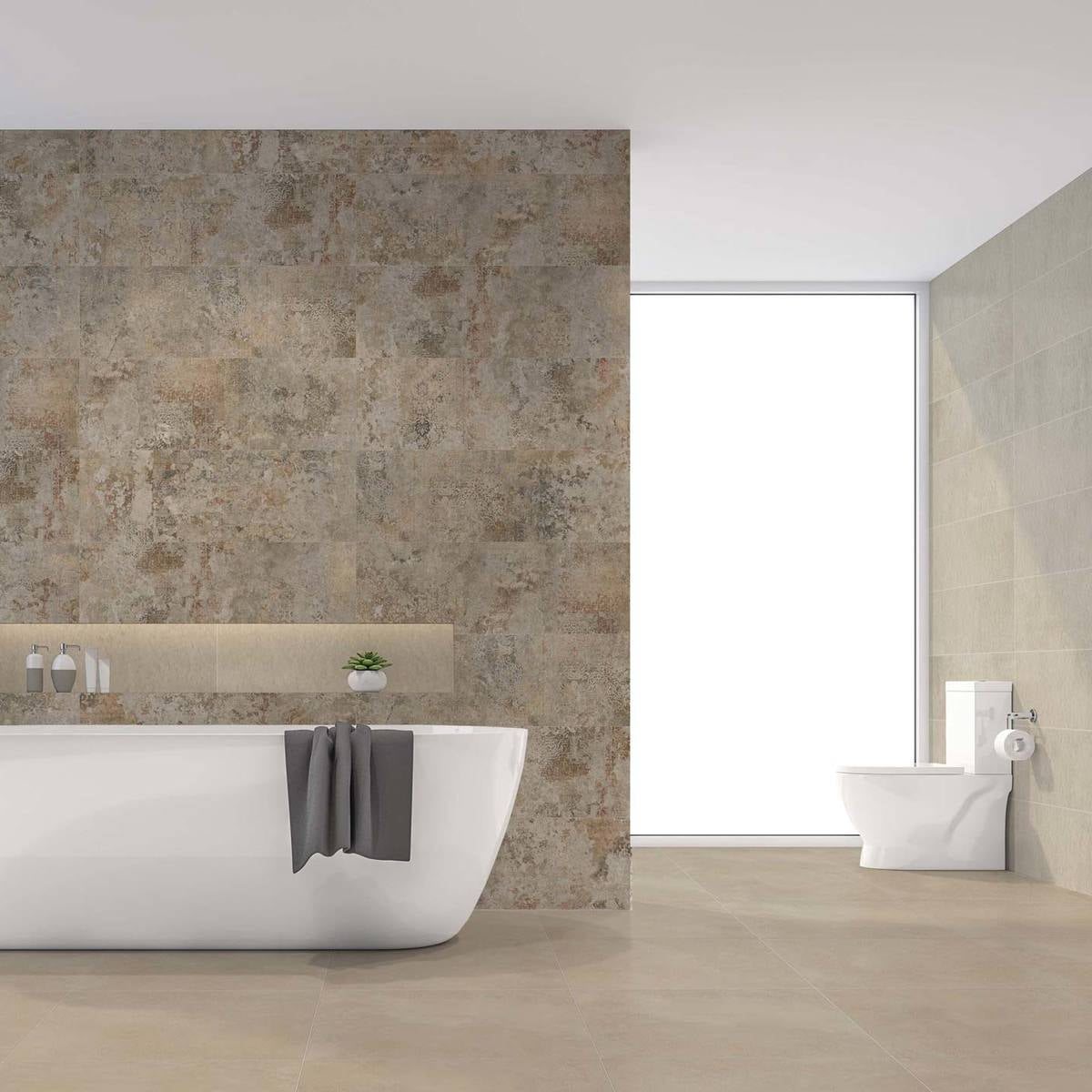 CROMIQUE-GRES PORCELLANATO-EFFETTO RIVESTIMENTO-COLORE ROCCIA-CAMPIONE GRATUITO