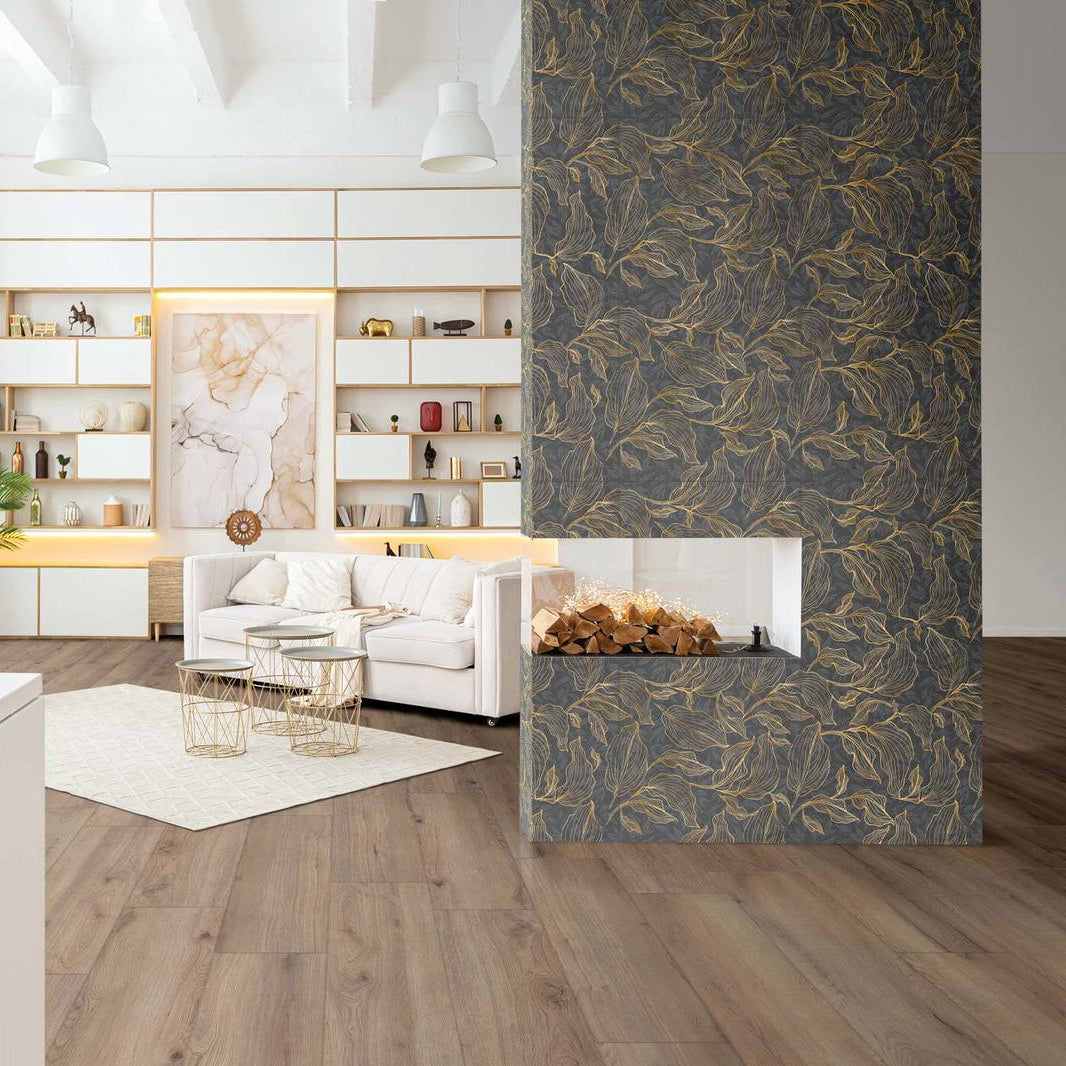 MURALE-GRES PORCELLANATO-EFFETTO CARTA DA PARATI-COLORE BRONZO-CAMPIONE GRATUITO