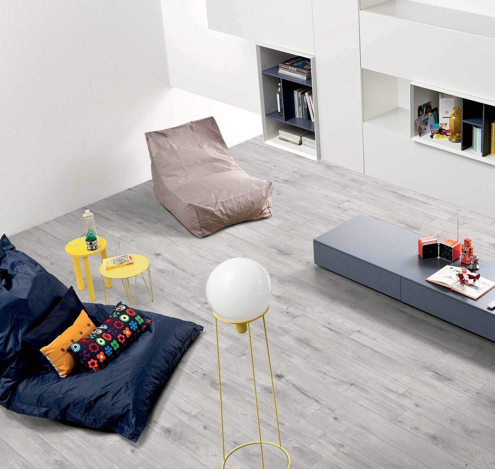 PURE-GRES PORCELLANATO-EFFETTO LEGNO-30X120-COLORE GRIGIO