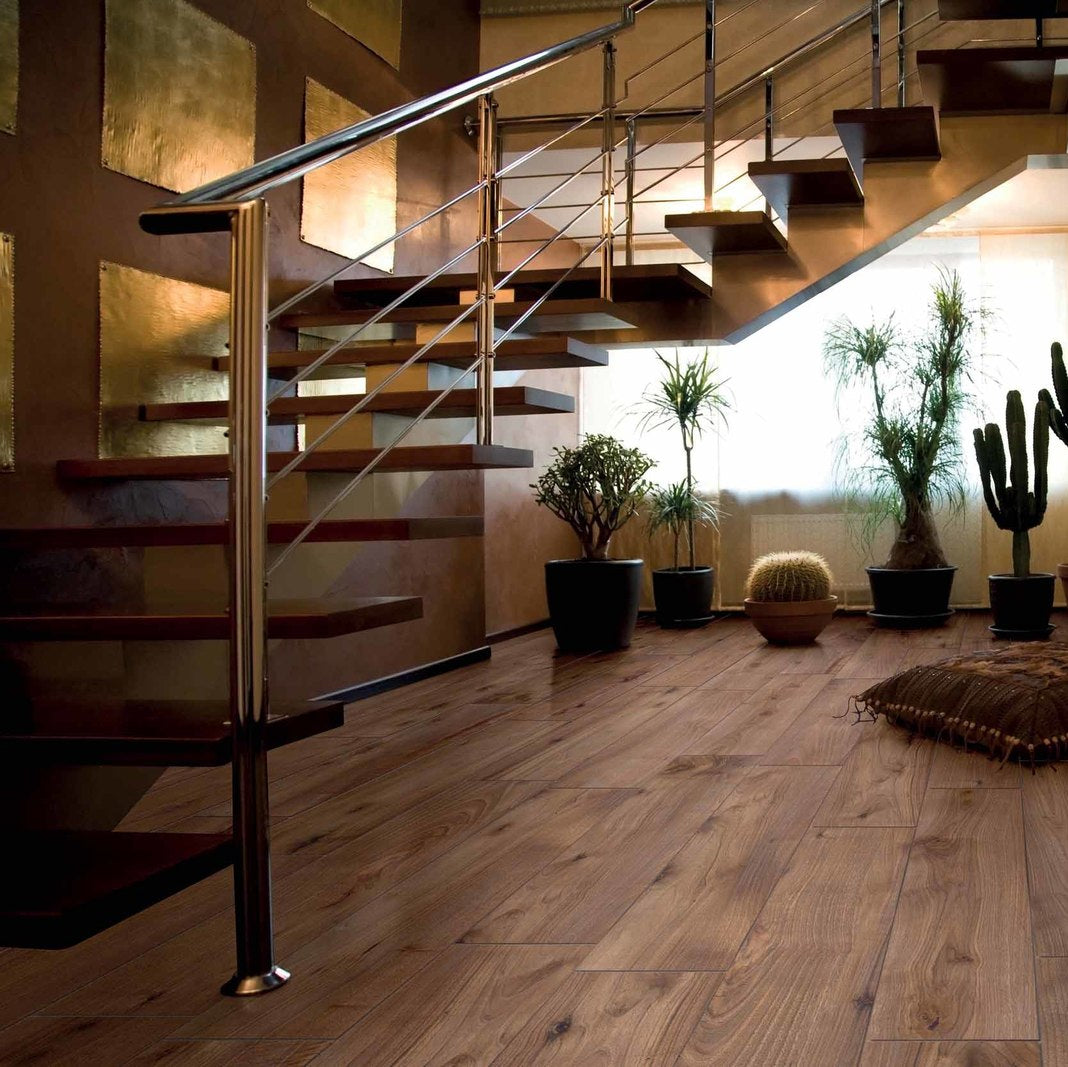 PURE-GRES PORCELLANATO-EFFETTO LEGNO-30X120-COLORE MARRONE