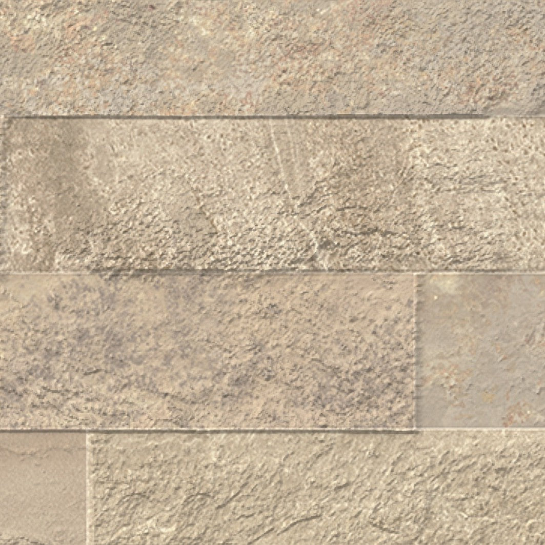 SAHARA-GRES PORCELLANATO-EFFETTO MURETTO-COLORE BEIGE-CAMPIONE GRATUITO