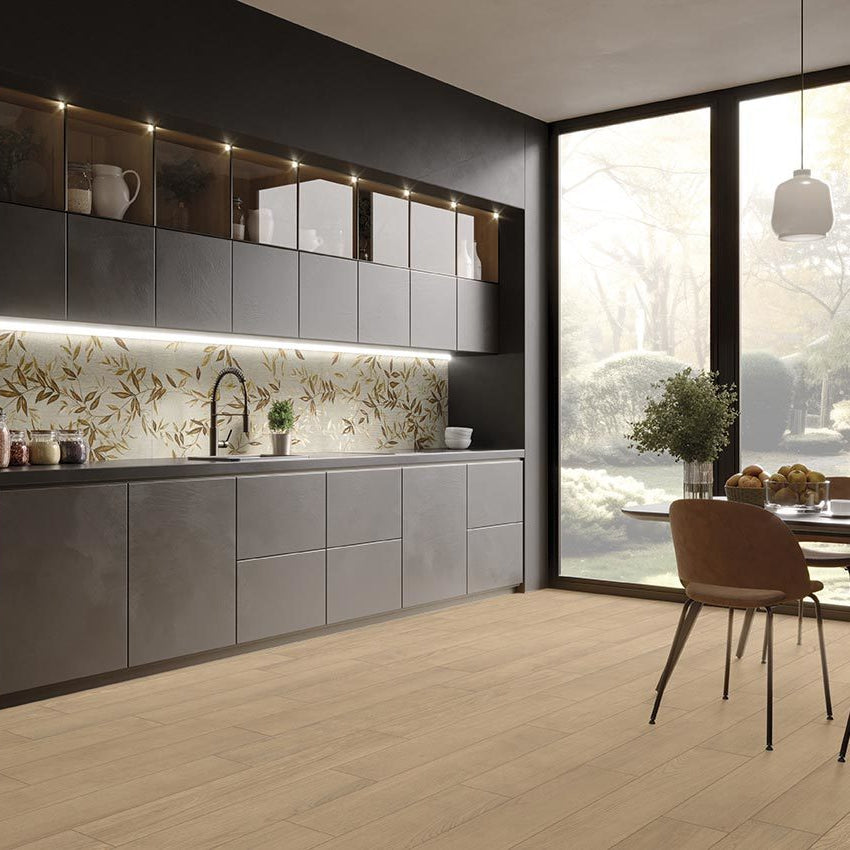 TECOWOOD-GRES PORCELLANATO-EFFETTO LEGNO-30X120-COLORE MARRONE