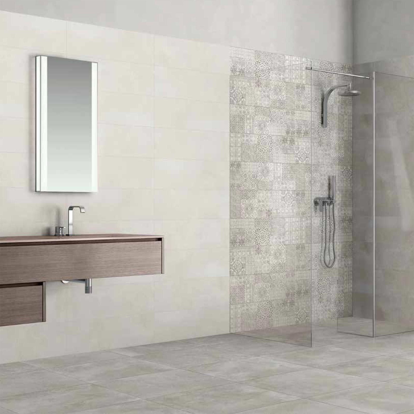 DYNAMICA-GRES PORCELLANATO-EFFETTO RIVESTIMENTO-COLORE PERLA-CAMPIONE GRATUITO