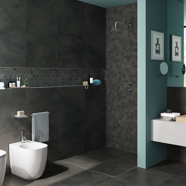 TP4115-GRES PORCELLANATO-EFFETTO CEMENTO-60X60-COLORE NERO