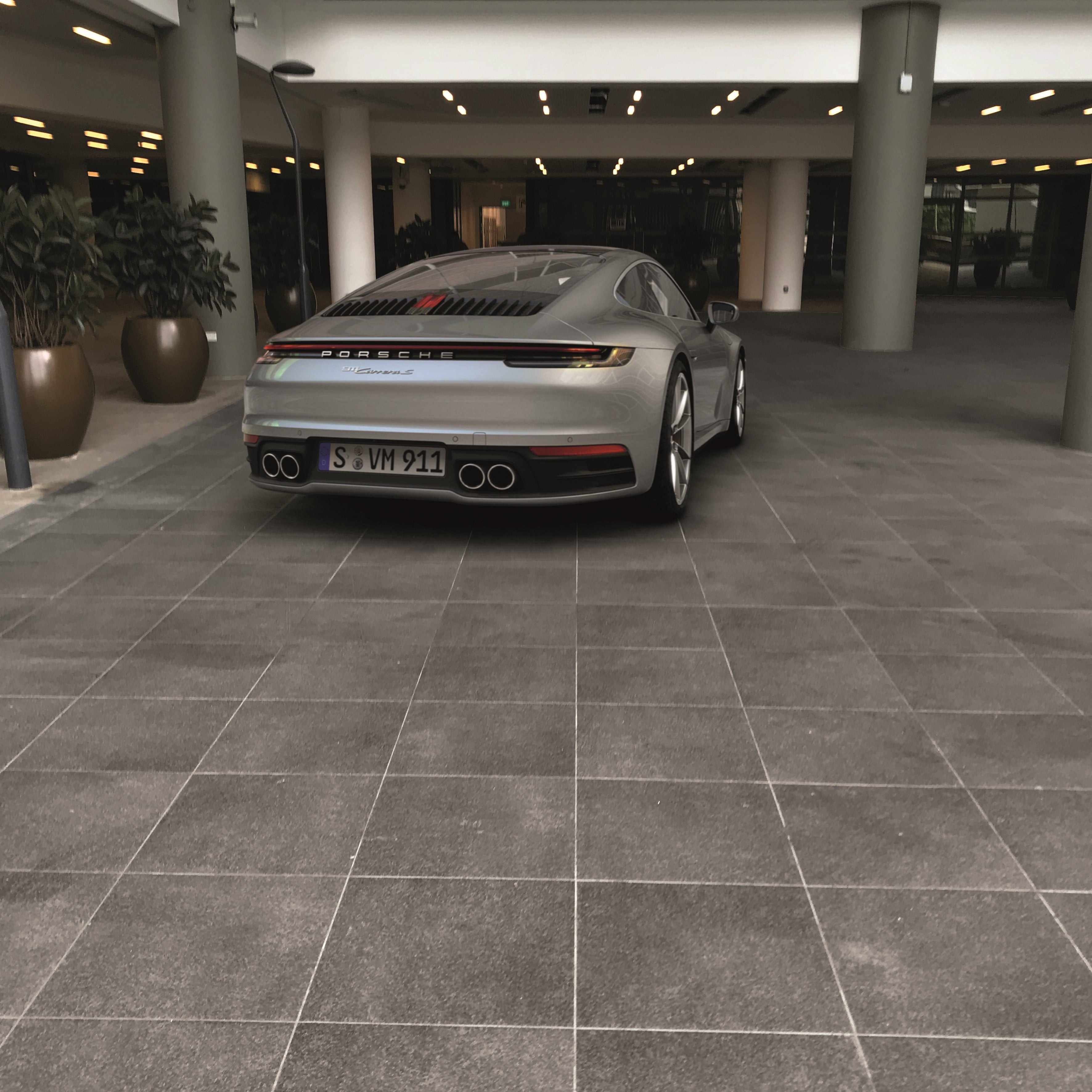 TERRANOVA-GRES PORCELLANATO-OUTDOOR-20MM-EFFETTO PIETRA-60X60-COLORE NERO