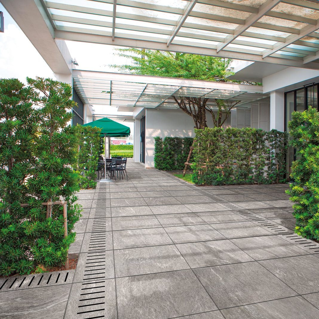 SABBIA D'ORO-GRES PORCELLANATO-OUTDOOR-20MM-EFFETTO PIETRA-60X60-COLORE GRIGIO