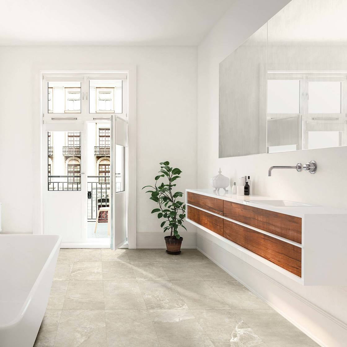 004991-GRES PORCELLANATO-EFFETTO PIETRA-30X60-COLORE BIANCO