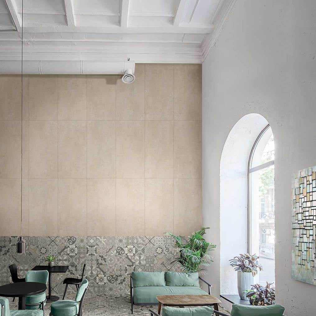 FSN034A-GRES PORCELLANATO-EFFETTO CEMENTO-60X120-COLORE BEIGE