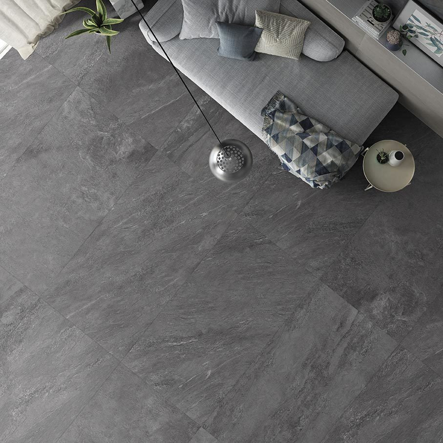 SUSPANCE-GRES PORCELLANATO-EFFETTO PIETRA-60X120-COLORE NERO