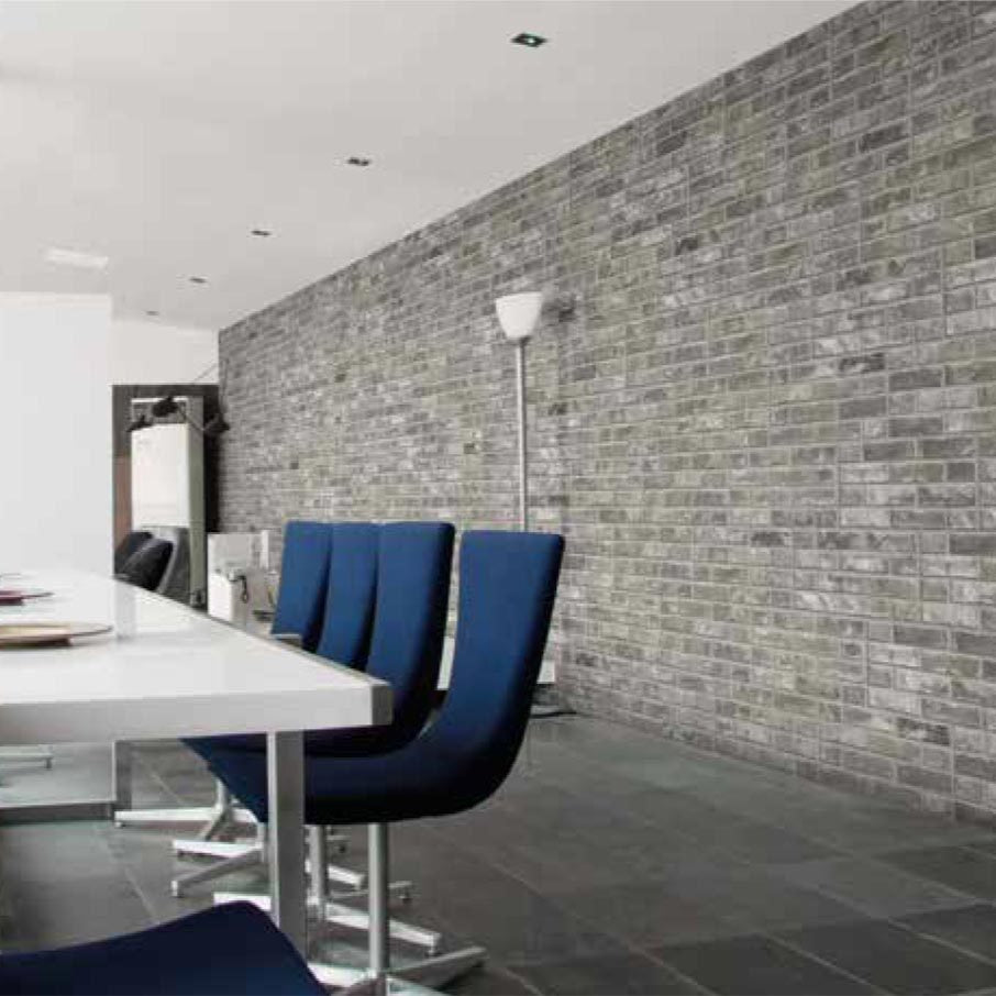 TERRA ROCK-GRES PORCELLANATO-EFFETTO MURETTO-COLORE GRIGIO-CAMPIONE GRATUITO