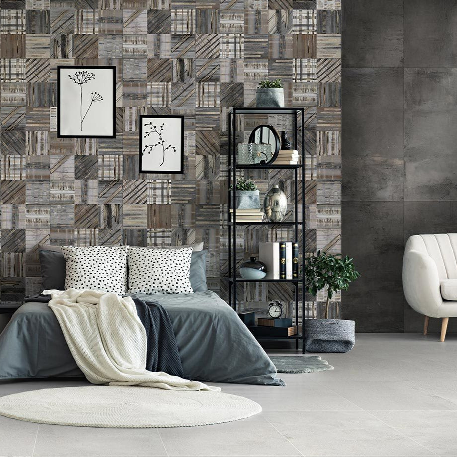 MURALE-GRES PORCELLANATO-EFFETTO CARTA DA PARATI-COLORE COMBOMIX-CAMPIONE GRATUITO