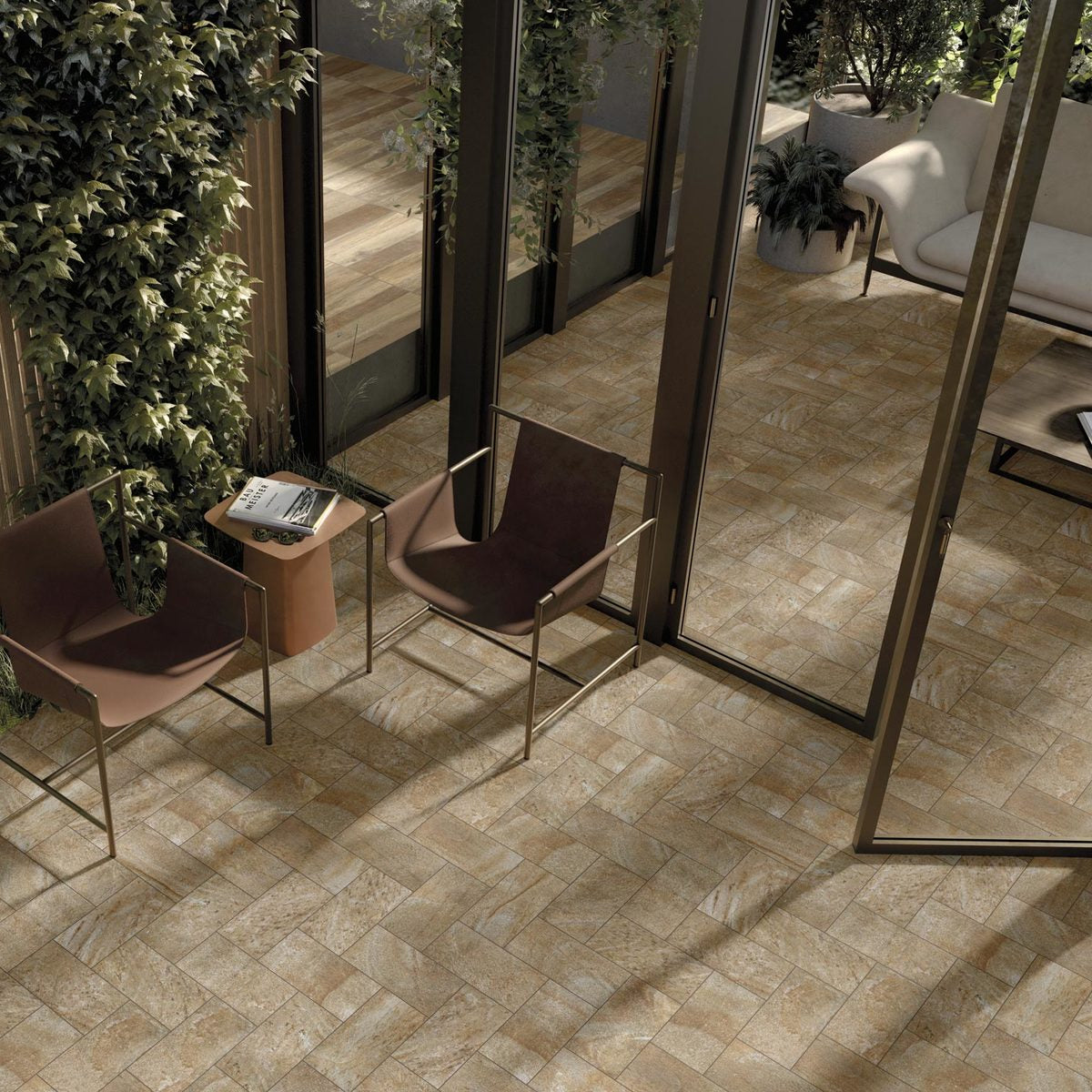 GLOBUS-GRES PORCELLANATO-EFFETTO PIETRA-COLORE ROCCIA-CAMPIONE GRATUITO