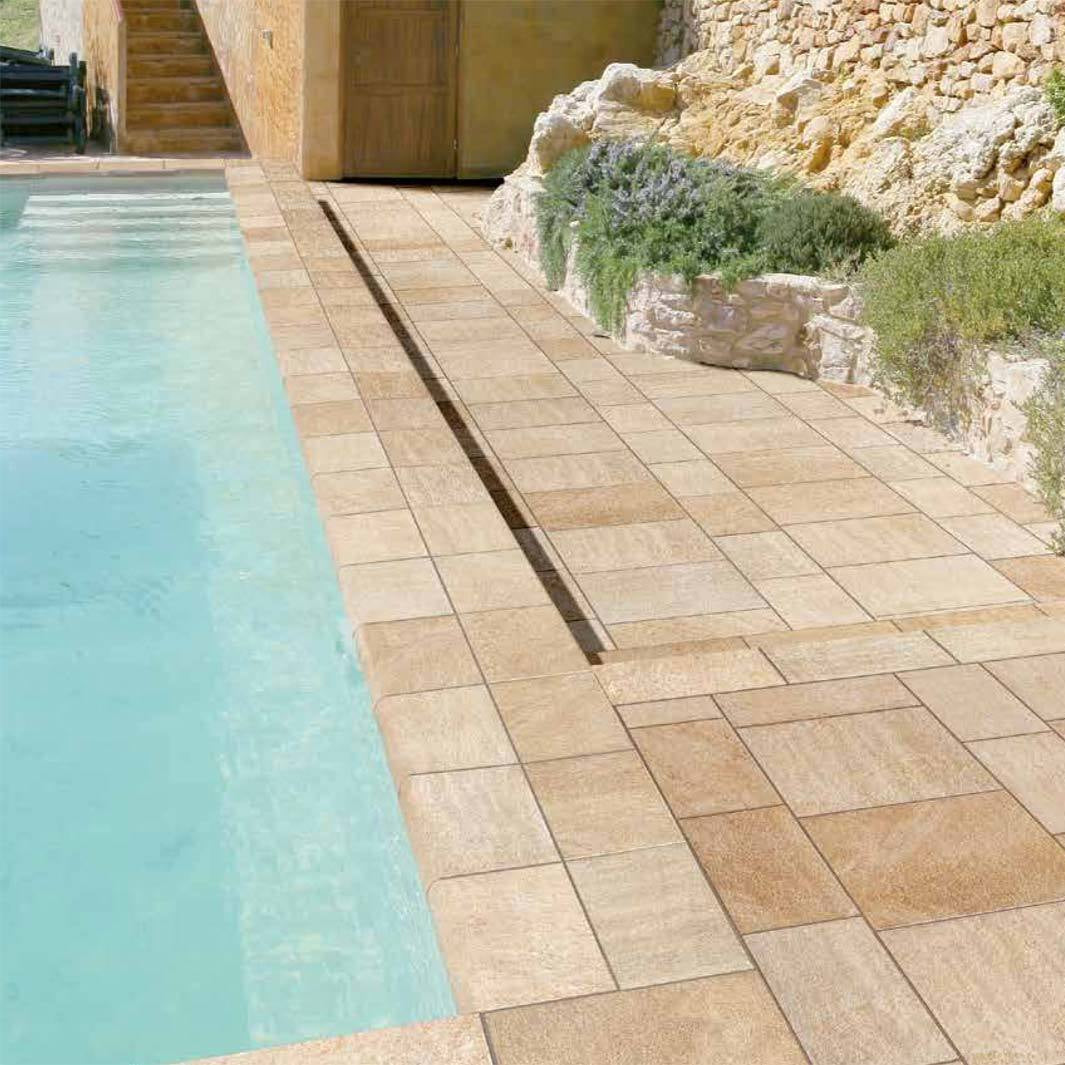 GLOBUS-GRES PORCELLANATO-EFFETTO PIETRA-COLORE BEIGE-CAMPIONE GRATUITO